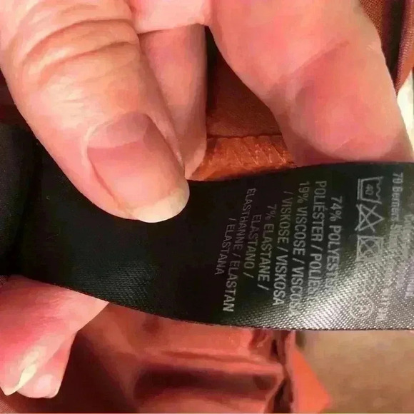 Dorothy Perkins Women’s Size 12 Rust Dress Pants Flat Front with Pockets - Picture 5 of 9